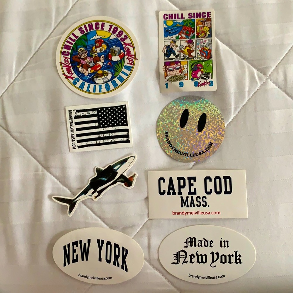 Brandy Melville 8 piece sticker set